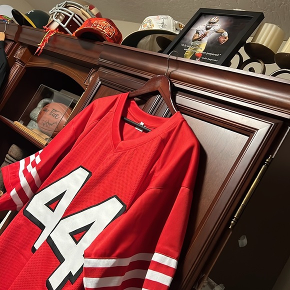 SOLD SOLD! Brand New Custom Made NFL SF 49er Kyle Juszczyk Signed #44 Red Jersey - Picture 6 of 8